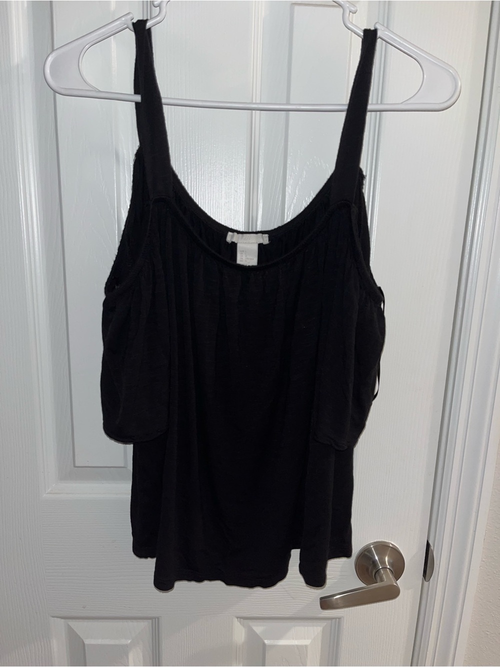 H&M Black Cold-Shoulder Camisole